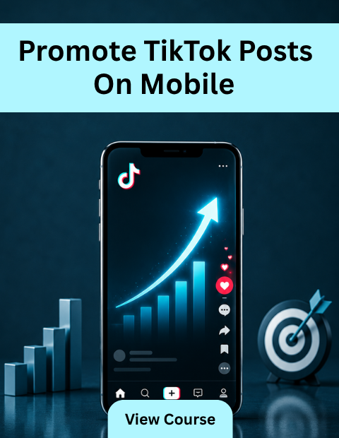promote tiktok posts on mobile